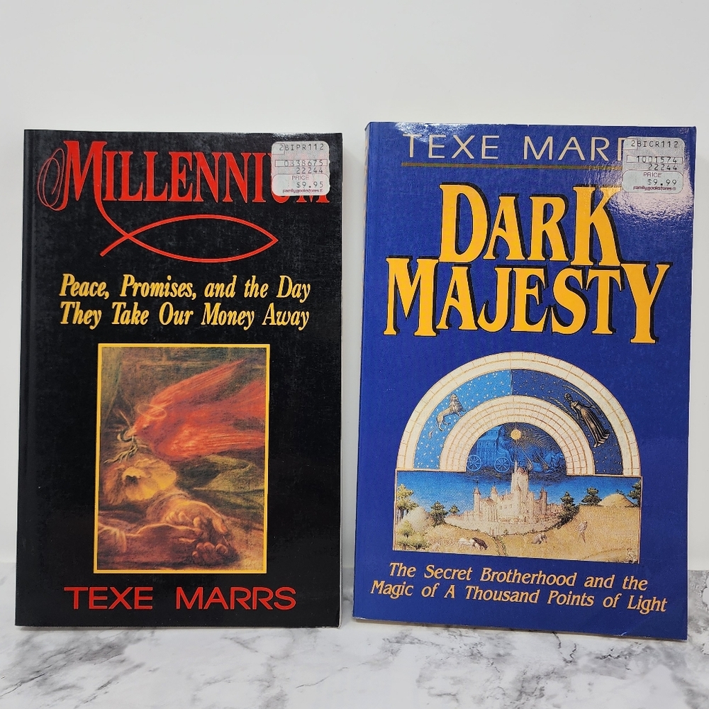 Texe Marrs Vintage Paperback Book Set Of 2